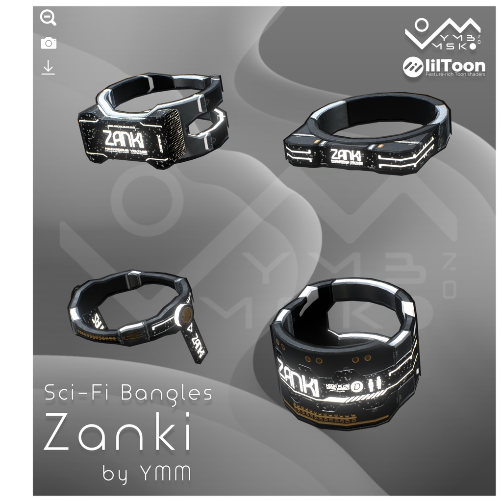 【無料】3Dモデル「Zanki v1.0」PB対応 カラバリ11色有