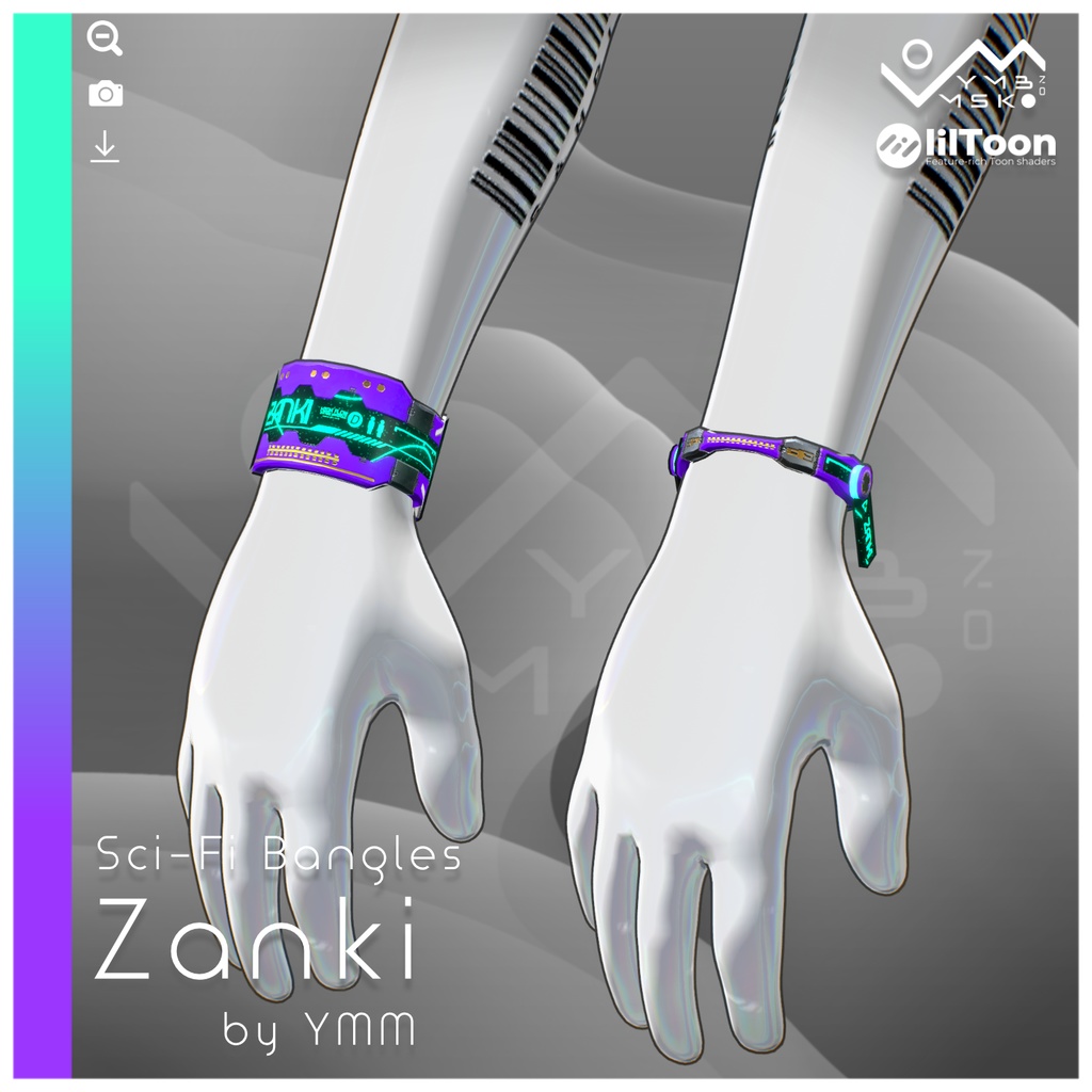 【無料】3Dモデル「Zanki v1.0」PB対応 カラバリ11色有