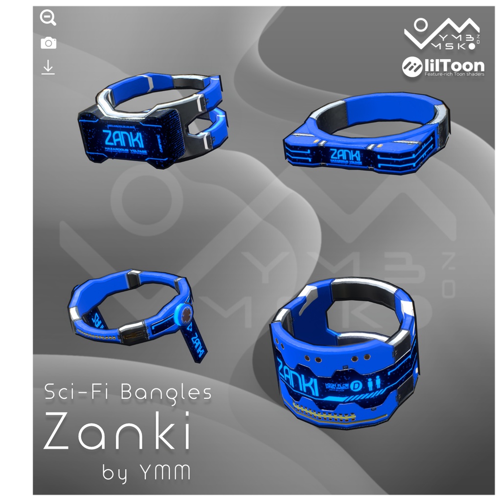 【無料】3Dモデル「Zanki v1.0」PB対応 カラバリ11色有