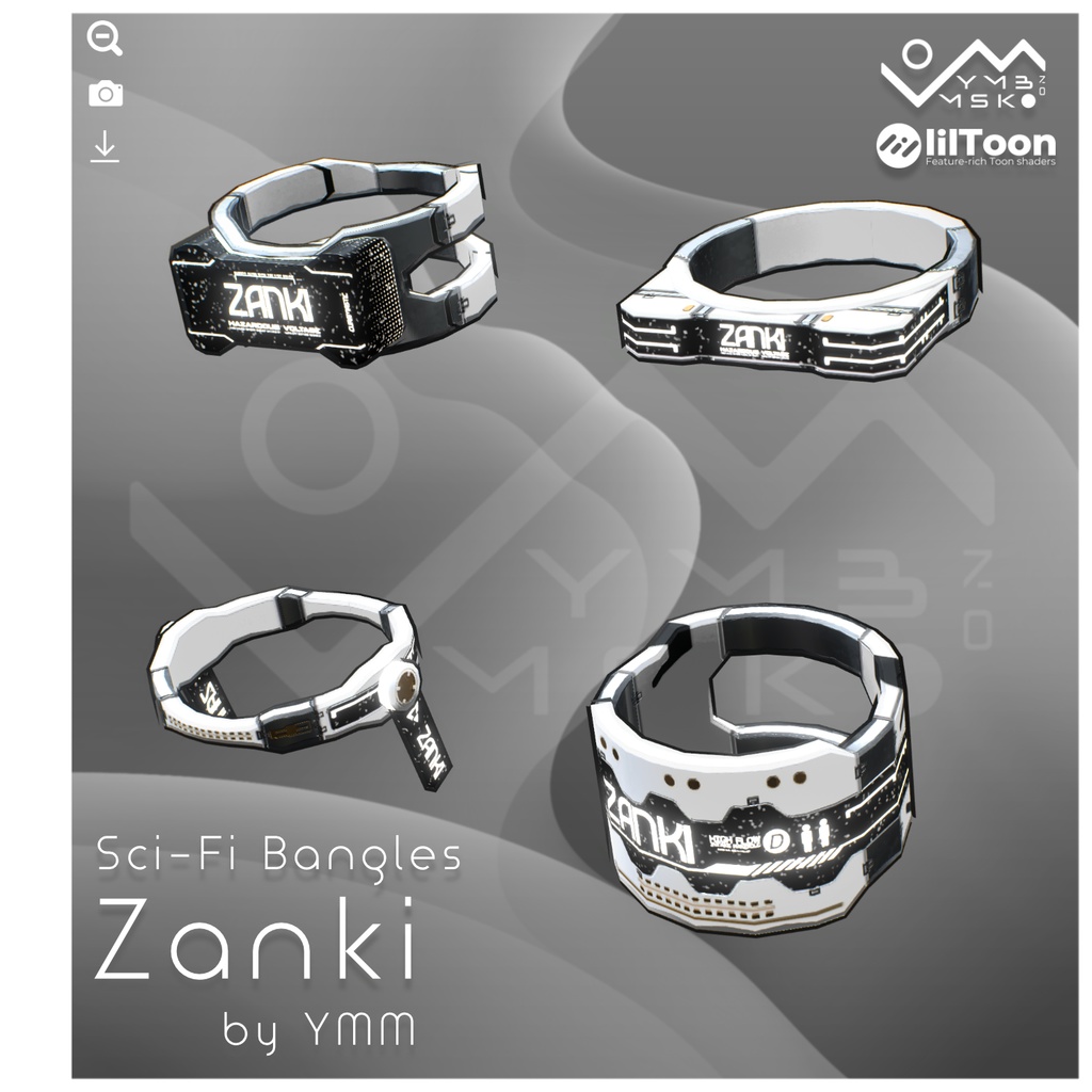 【無料】3Dモデル「Zanki v1.0」PB対応 カラバリ11色有