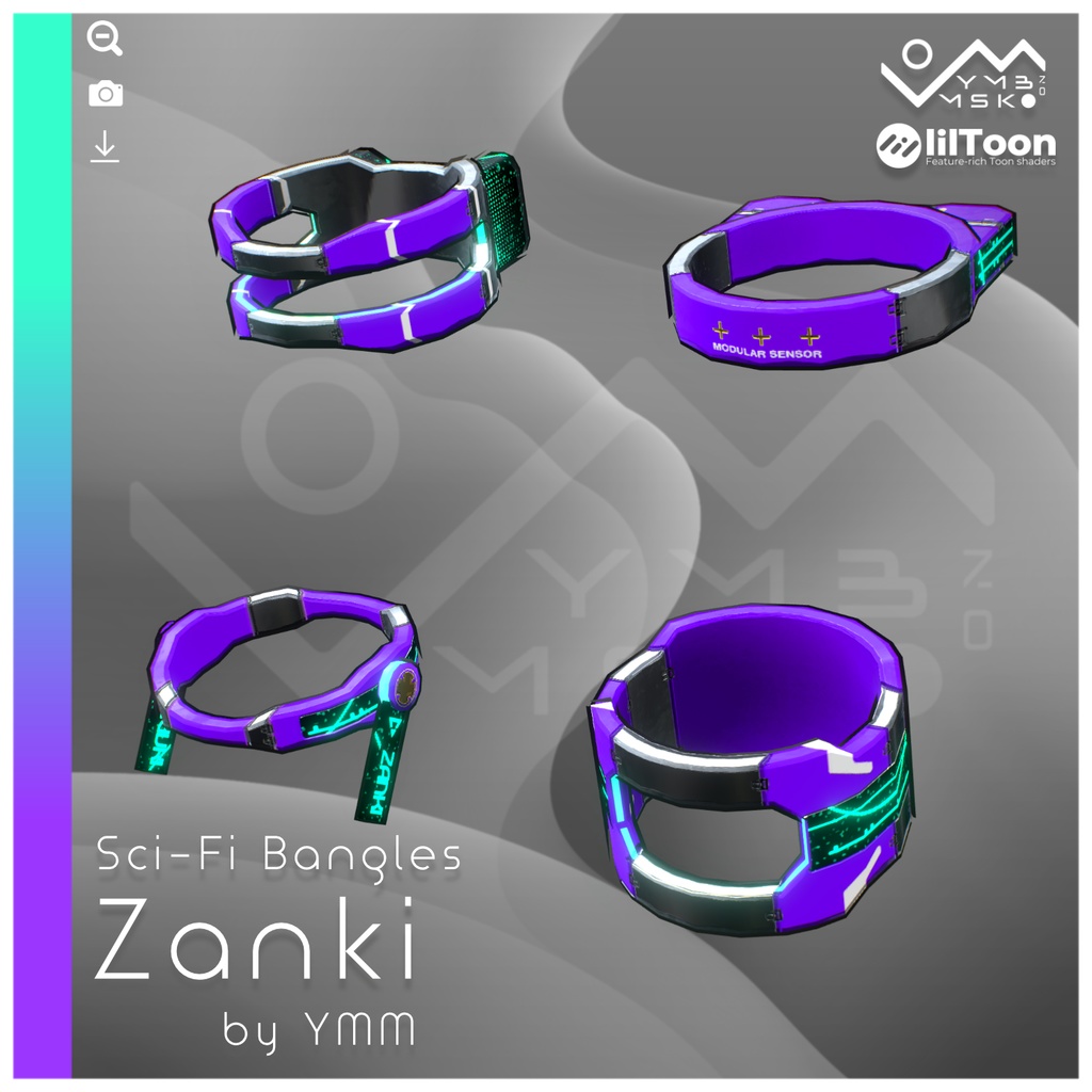 【無料】3Dモデル「Zanki v1.0」PB対応 カラバリ11色有