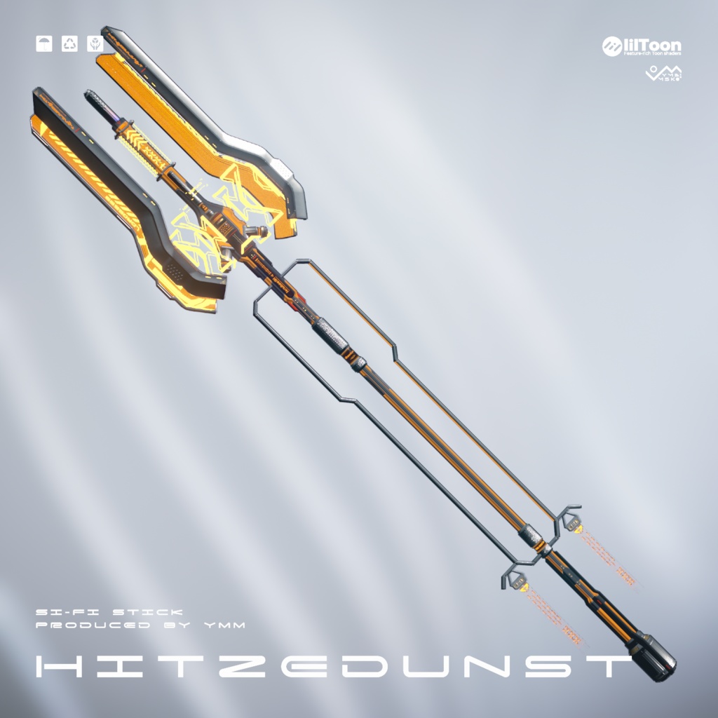 3Dモデル「Hitzedunst v2.0」PB MA 対応 カラバリ8色有