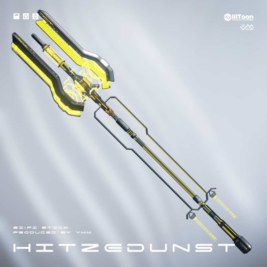 3Dモデル「Hitzedunst v2.0」PB MA 対応 カラバリ8色有