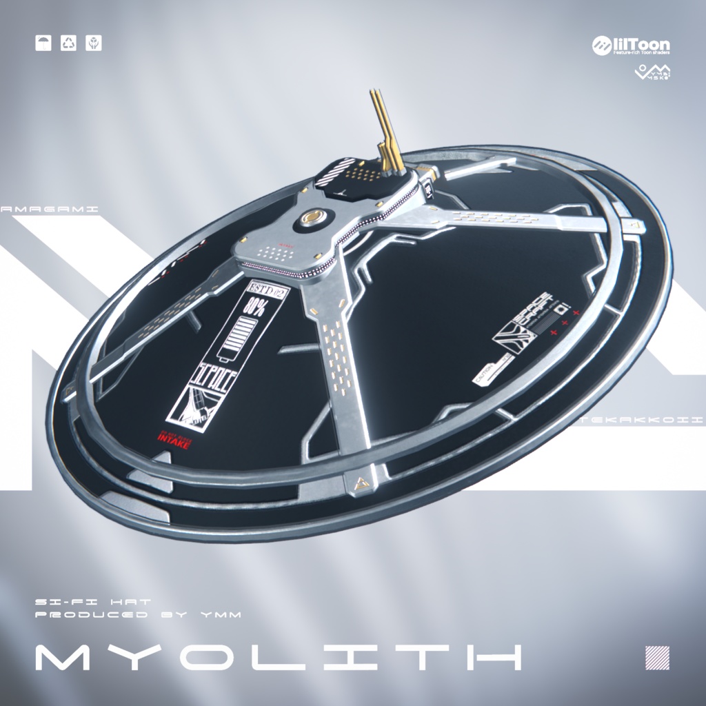 3Dモデル「Myolith v1.1」カラバリ10色有