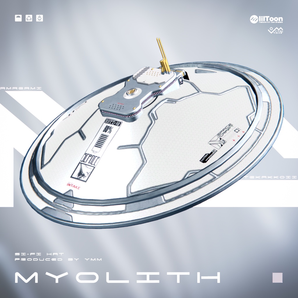 3Dモデル「Myolith v1.1」カラバリ10色有