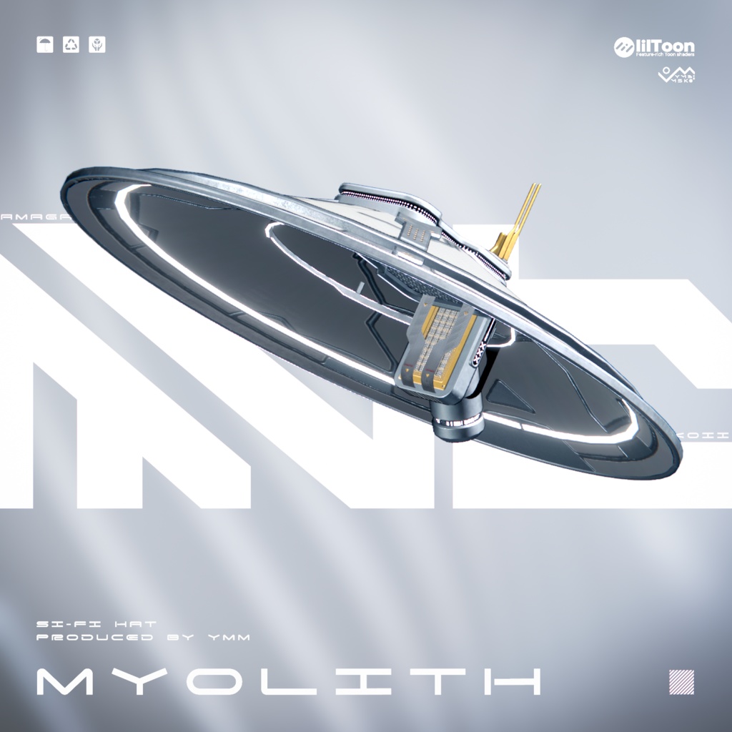 3Dモデル「Myolith v1.1」カラバリ10色有