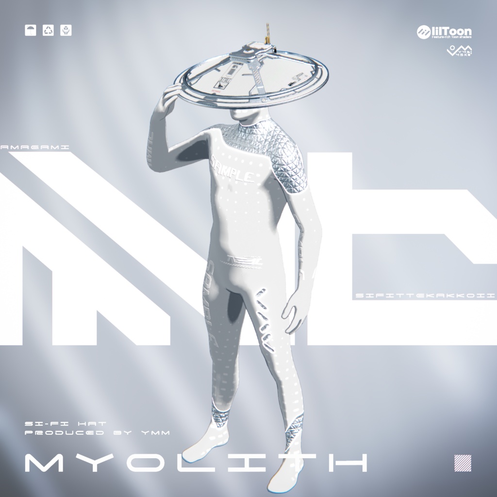 3Dモデル「Myolith v1.1」カラバリ10色有