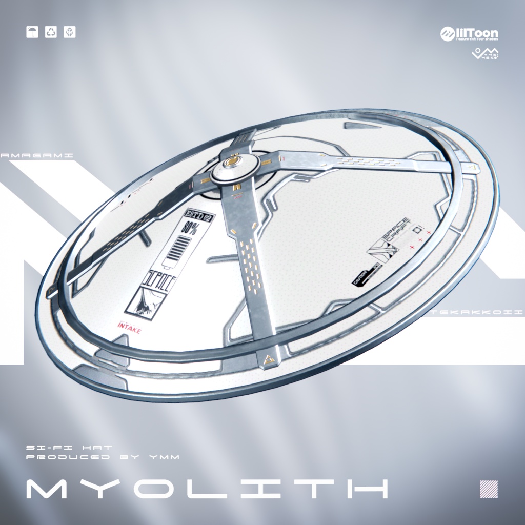 3Dモデル「Myolith v1.1」カラバリ10色有