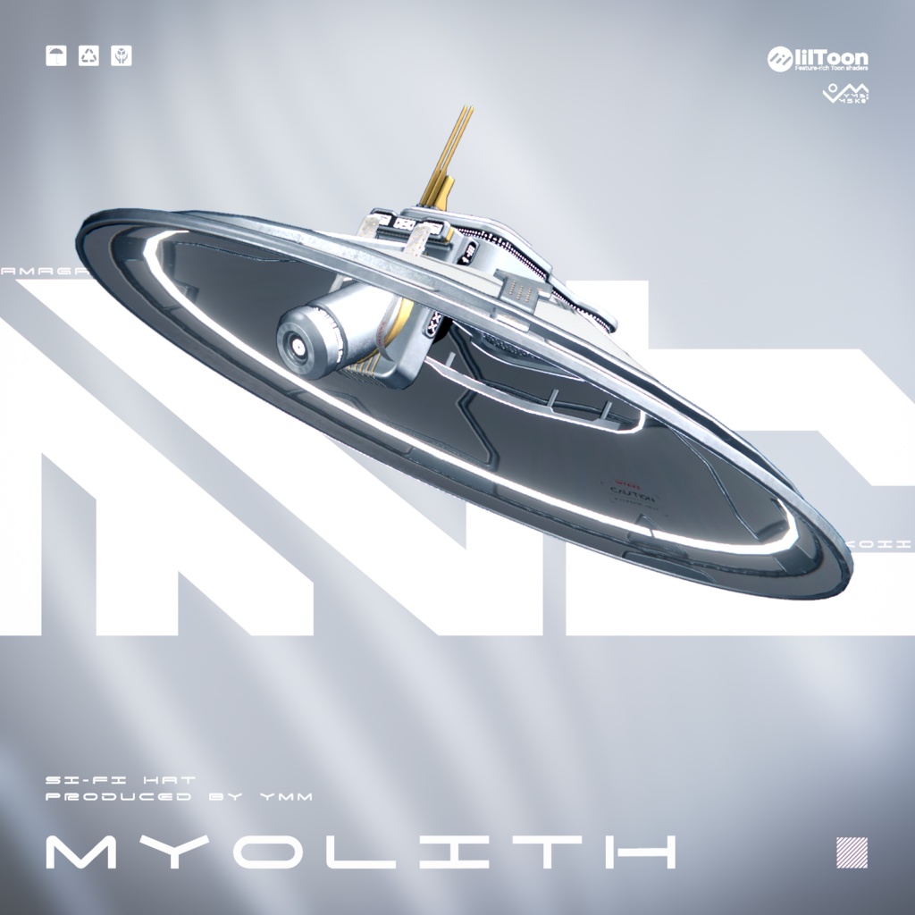3Dモデル「Myolith v1.1」カラバリ10色有