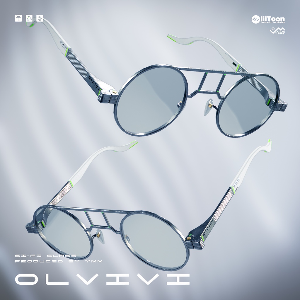 3Dモデル「Olvivi v2.0」カラバリ18色有