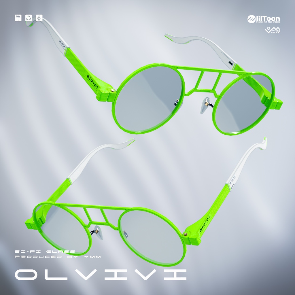 3Dモデル「Olvivi v2.0」カラバリ18色有