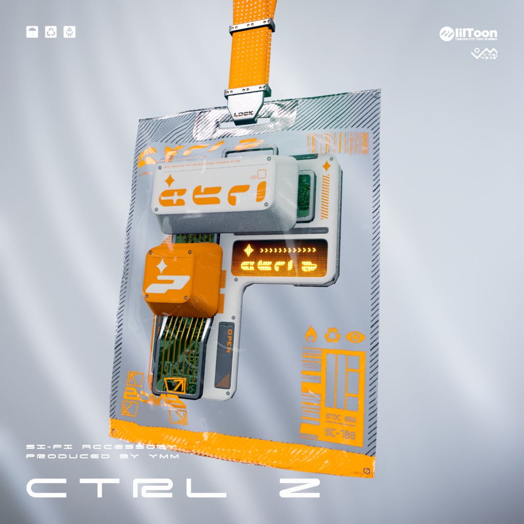 3Dモデル「Ctrl Z v1.0」PB対応 カラバリ11色有