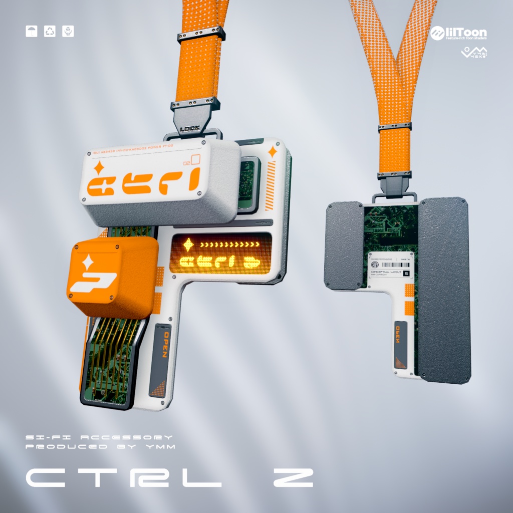 3Dモデル「Ctrl Z v1.0」PB対応 カラバリ11色有