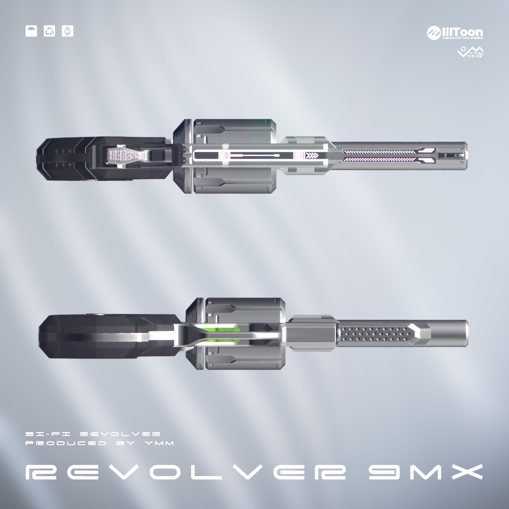 3Dモデル「9mx v1.0」カラバリ7色有