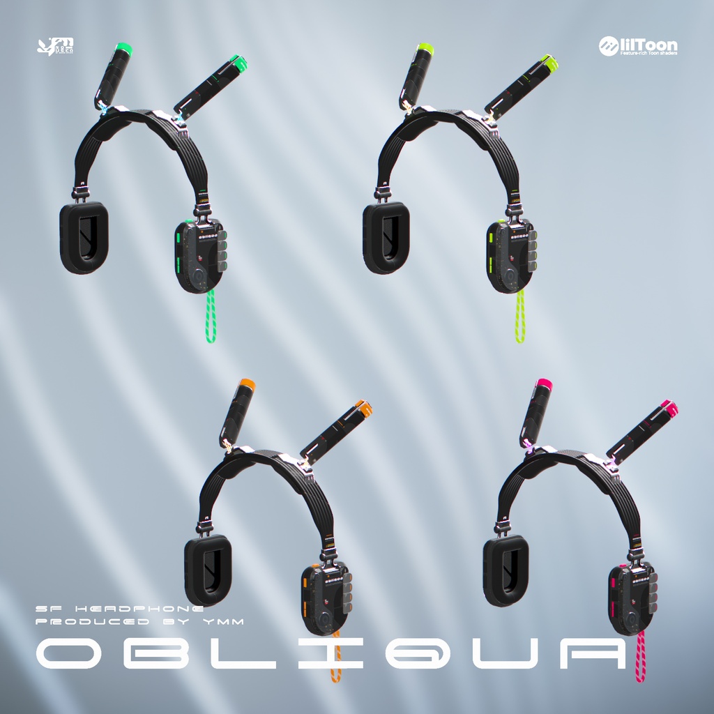 3Dモデル「obliqua v1.0」MA / PB対応 カラバリ29色