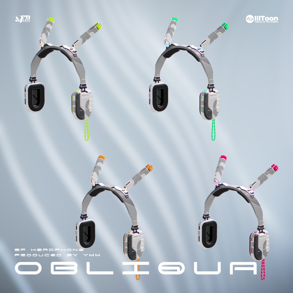 3Dモデル「obliqua v1.0」MA / PB対応 カラバリ29色