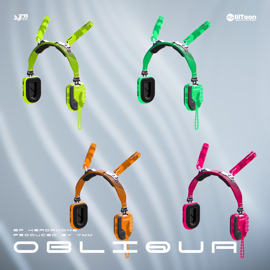 3Dモデル「obliqua v1.0」MA / PB対応 カラバリ29色