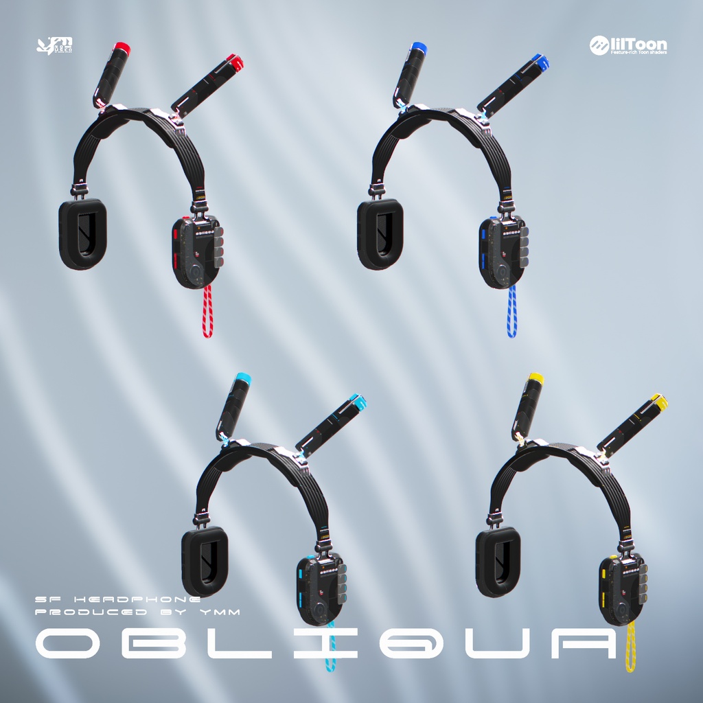 3Dモデル「obliqua v1.0」MA / PB対応 カラバリ29色