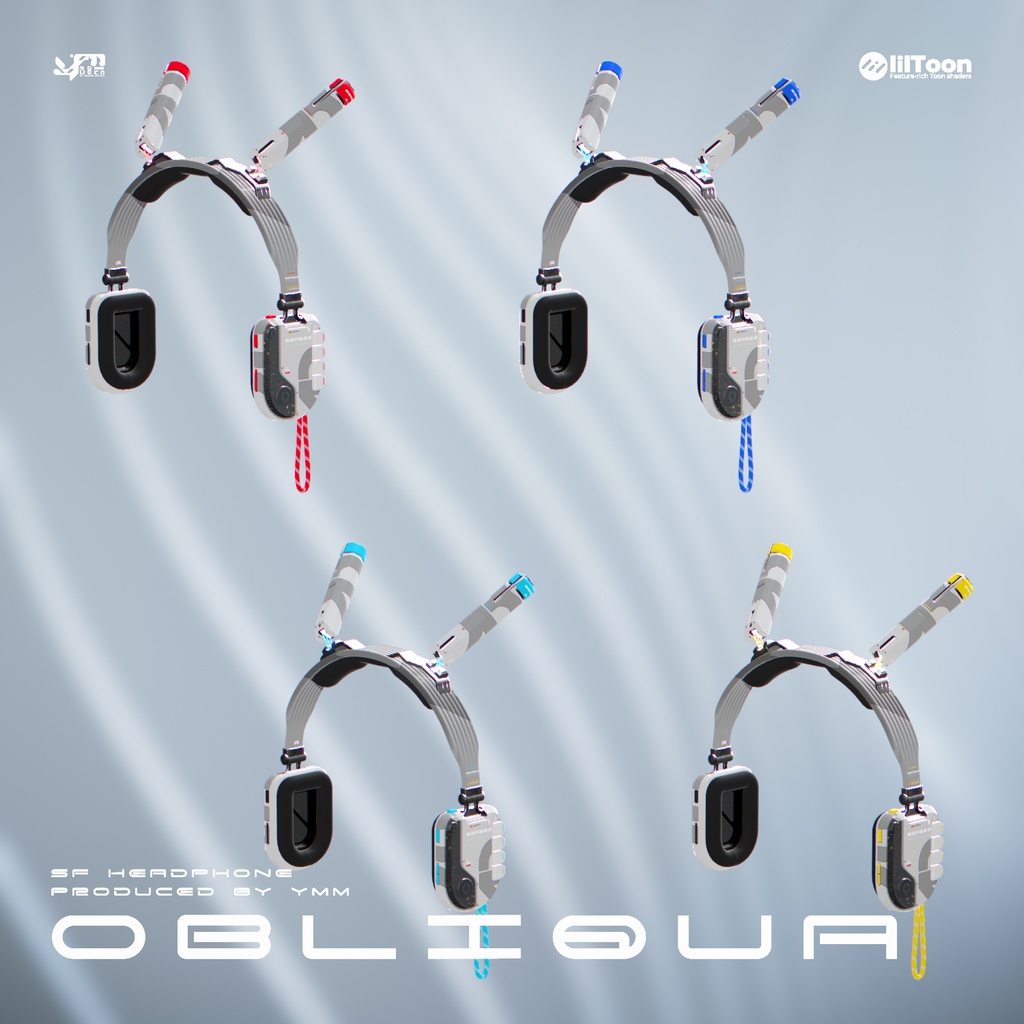 3Dモデル「obliqua v1.0」MA / PB対応 カラバリ29色