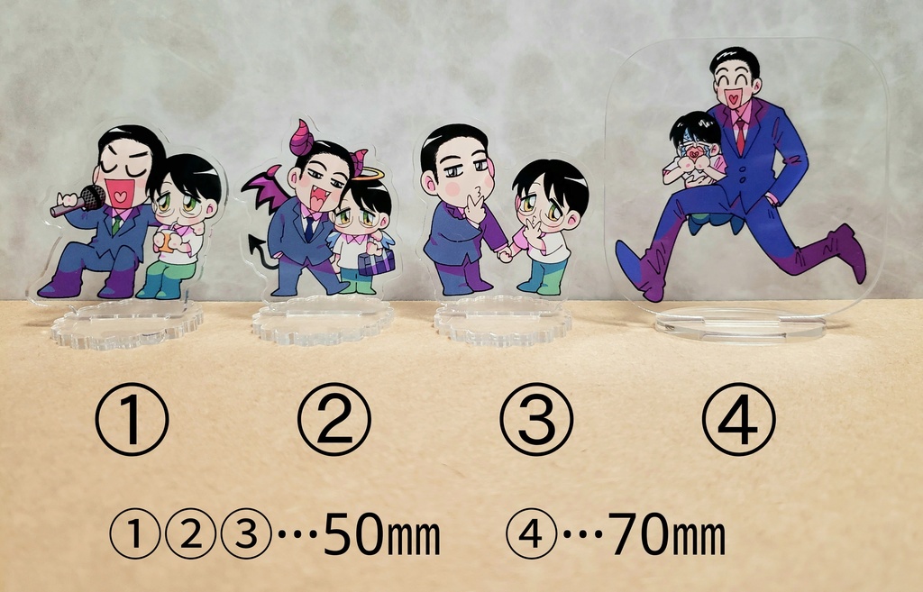 狂聡アクスタ（4個セット）再販