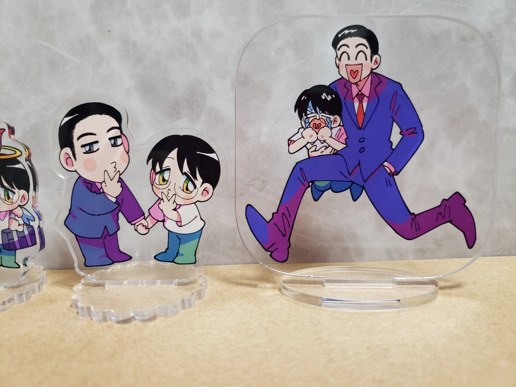 狂聡アクスタ(4個セット)B級品 ※紹介文必読