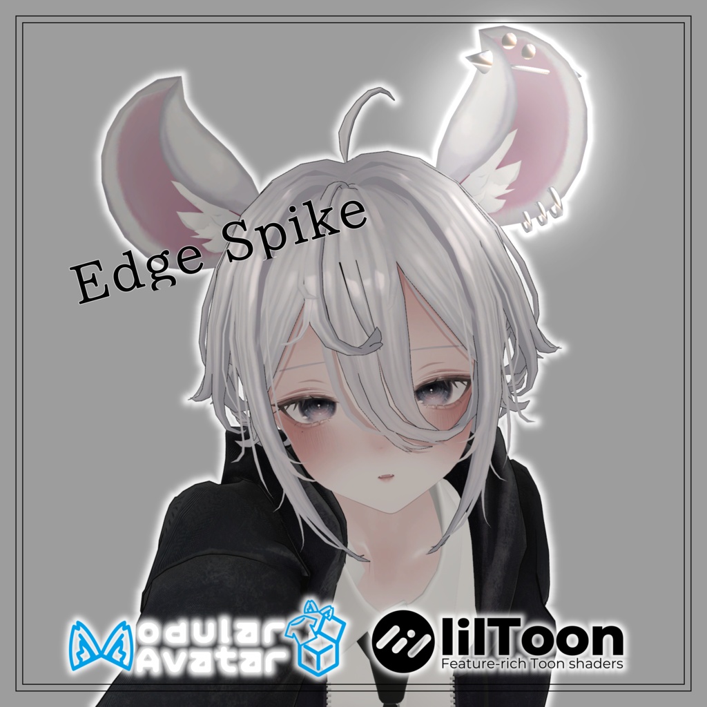 MUMUS対応ピアス Edge Spike