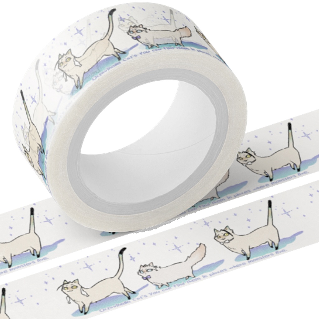 オクタねこ　マスキングテープ