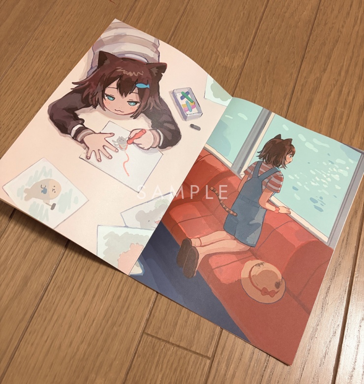 #にじそうさく11 新刊「いつものあしあと」