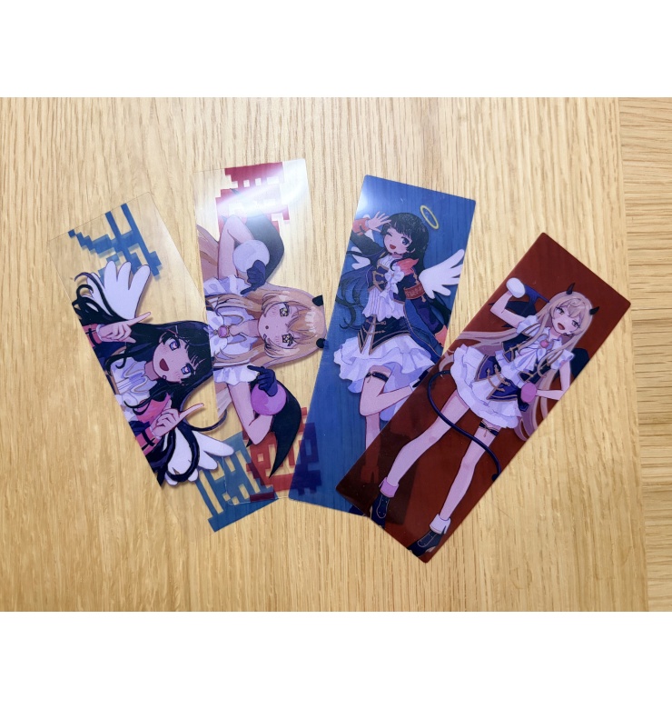 天使と悪魔 クリアしおりセット