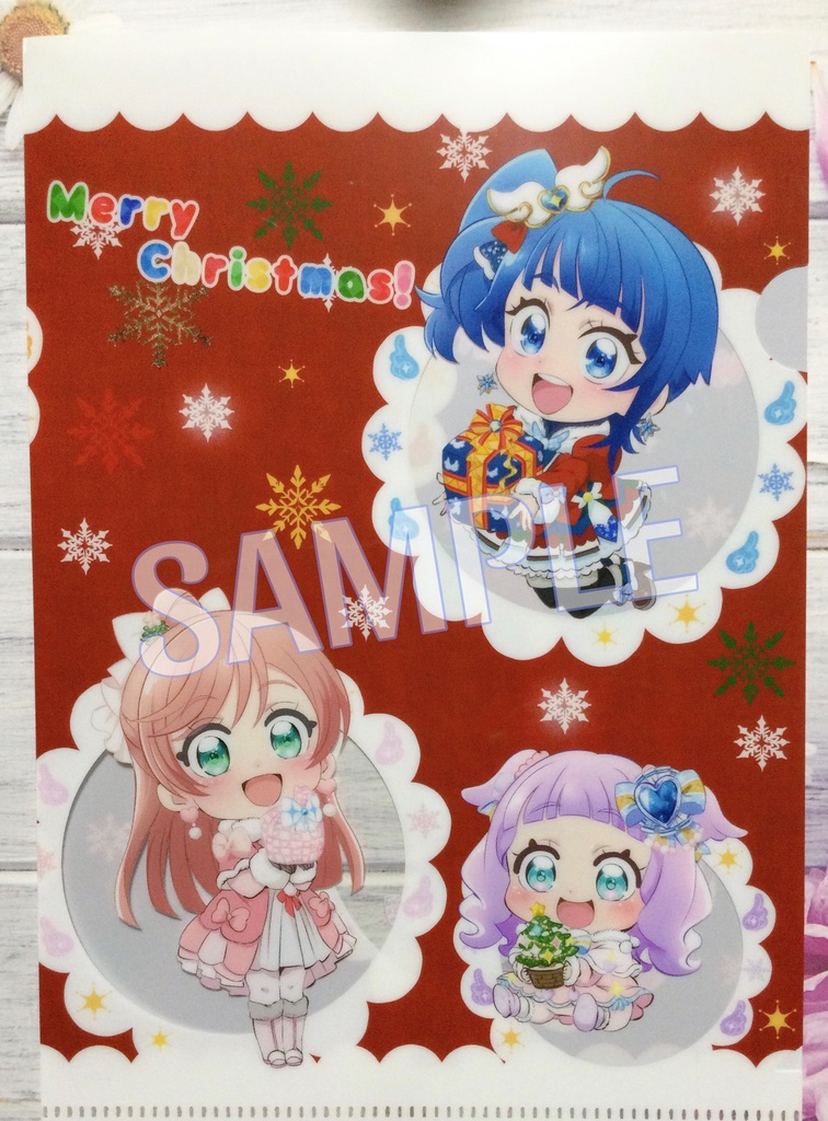 クリスマスミニファイル+クリスマスポストカード2種セット