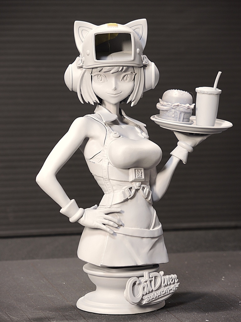 CAT DINER Lightning Chan【1/6スケール オリジナルガレージキット】