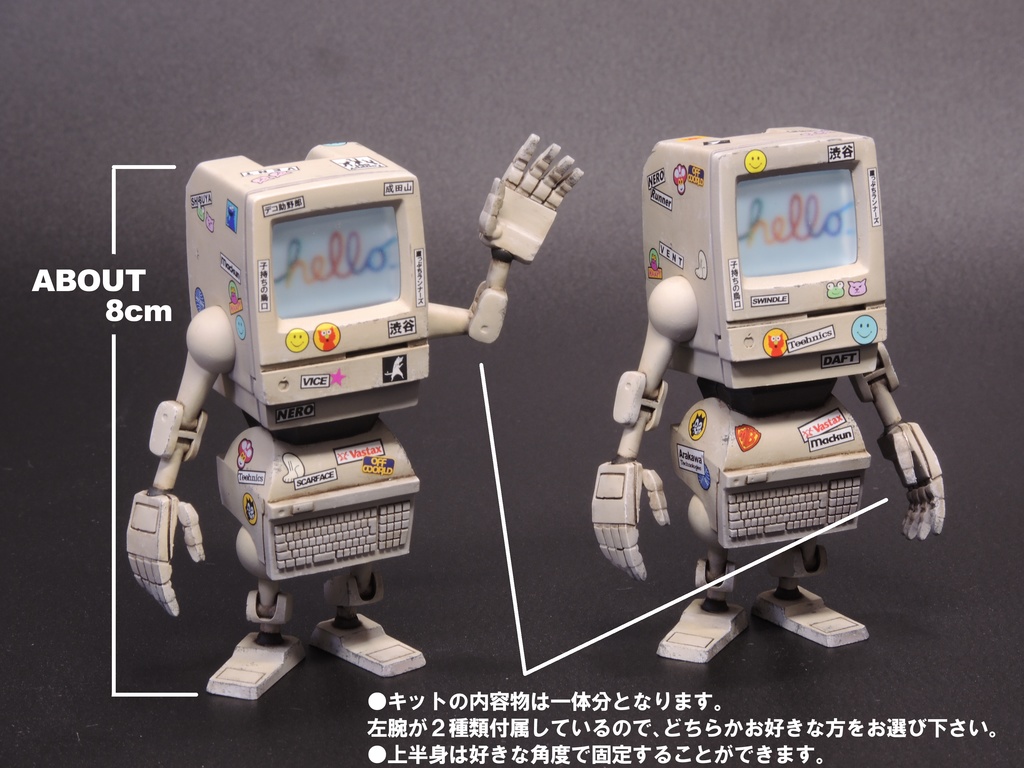 1/12 Scale Mackun 2in1 Pose 【未塗装オリジナルガレージキット】