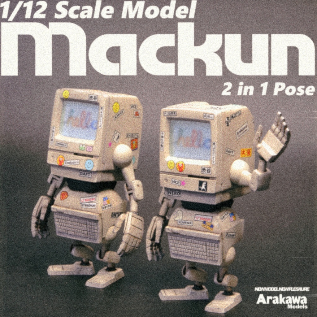 1/12 Scale　Mackun 2in1 Pose 【未塗装オリジナルガレージキット】