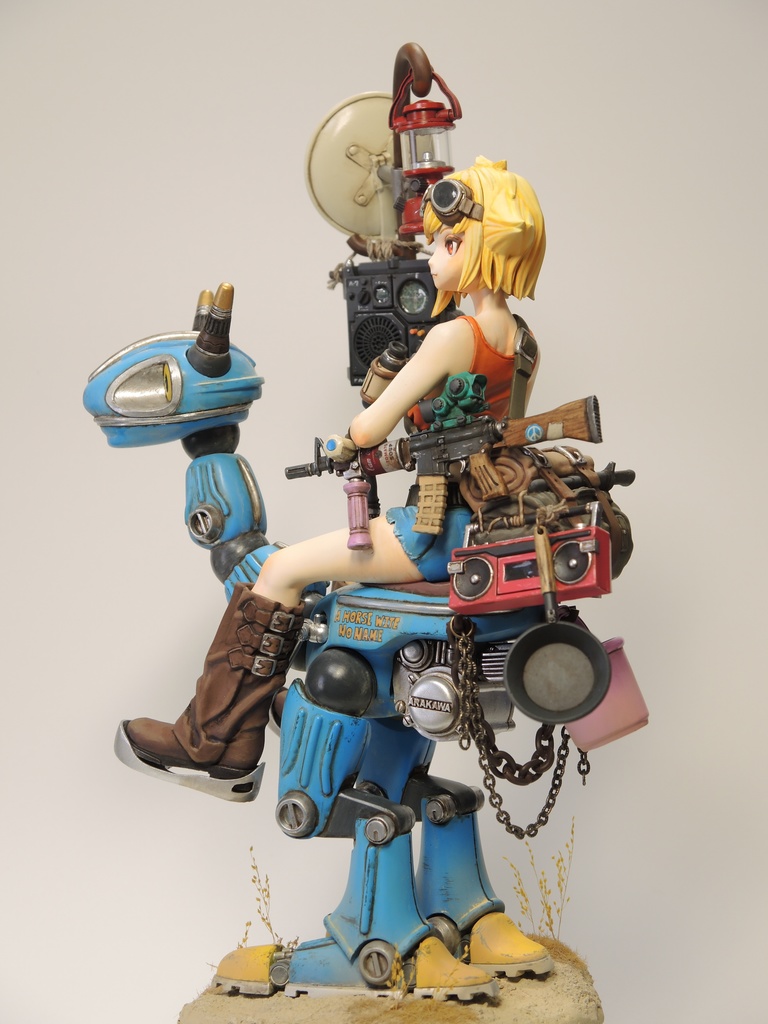 A HORSE WITH NO NAME 名前のない馬【未塗装組み立てオリジナルガレージキット】