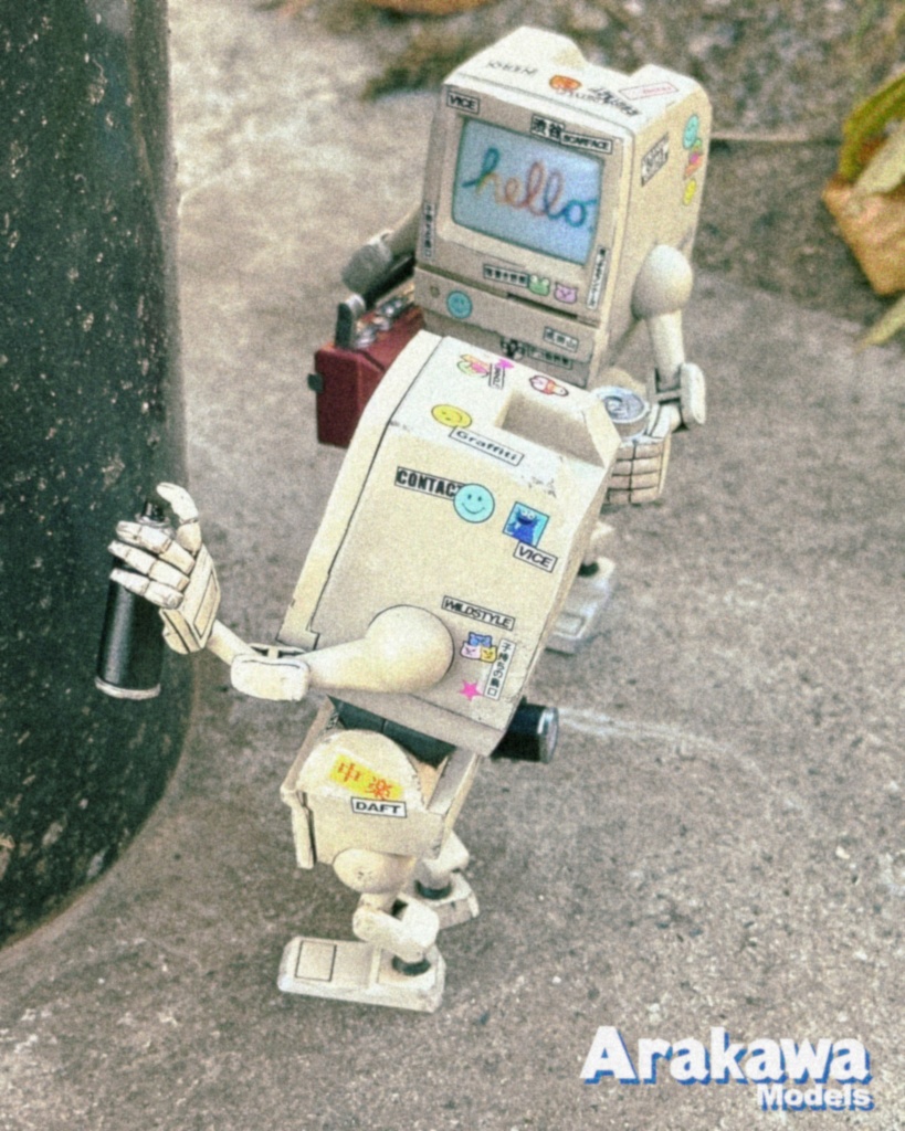 1/12 Scale ラジカセマックン 3in1 Pose 【未塗装組み立てオリジナルガレージキット】