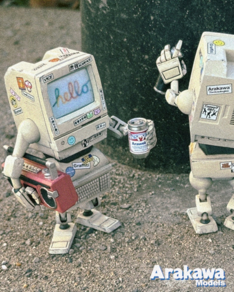 1/12 Scale ラジカセマックン 3in1 Pose 【未塗装組み立てオリジナルガレージキット】