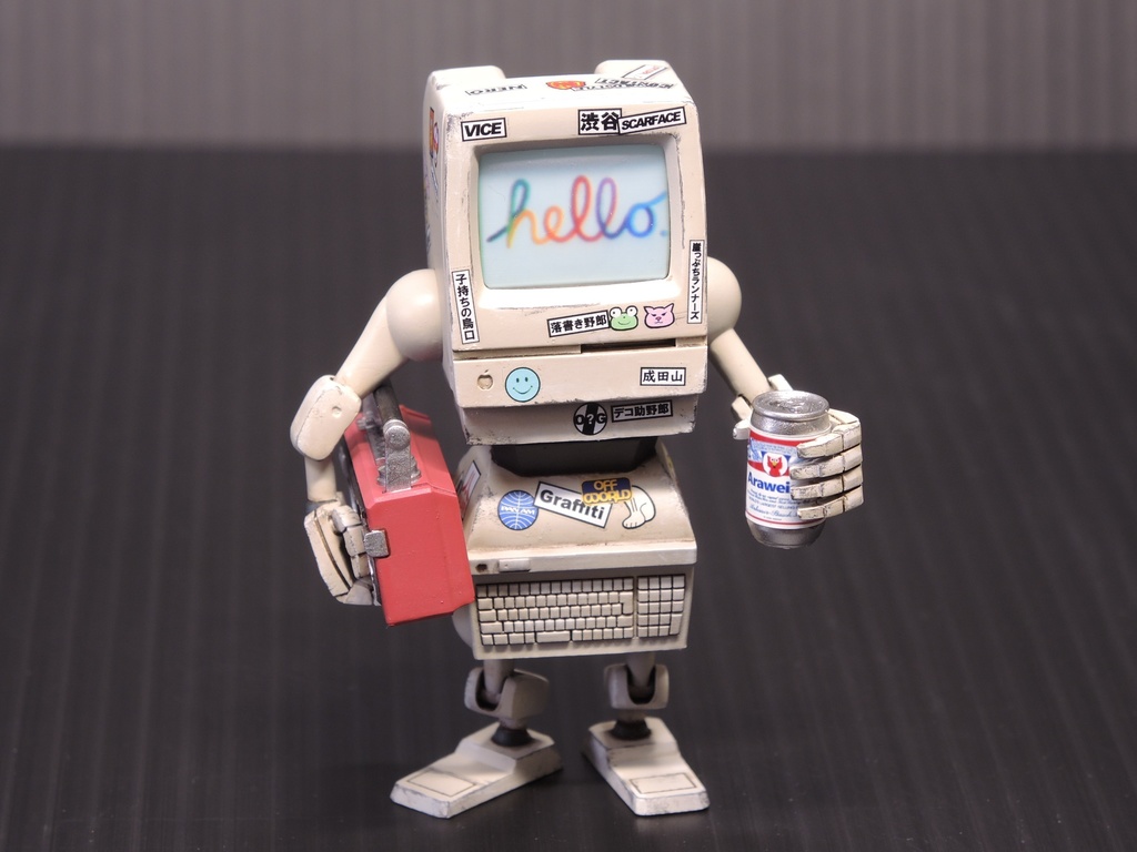 1/12 Scale ラジカセマックン 3in1 Pose 【未塗装組み立てオリジナルガレージキット】