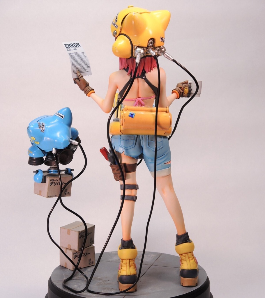 DRONE REPAIR GIRL 【未塗装組み立てオリジナルガレージキット】