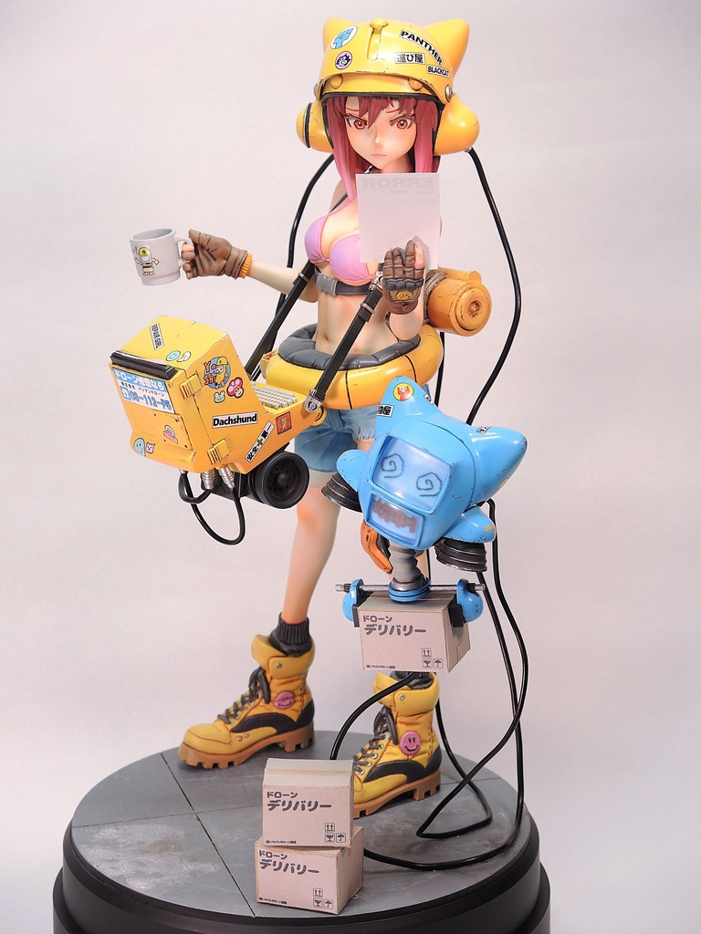 DRONE REPAIR GIRL 【未塗装組み立てオリジナルガレージキット】