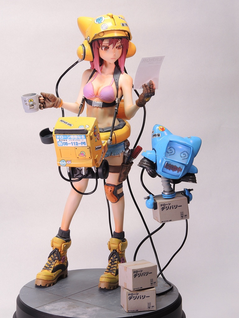 DRONE REPAIR GIRL 【未塗装組み立てオリジナルガレージキット】