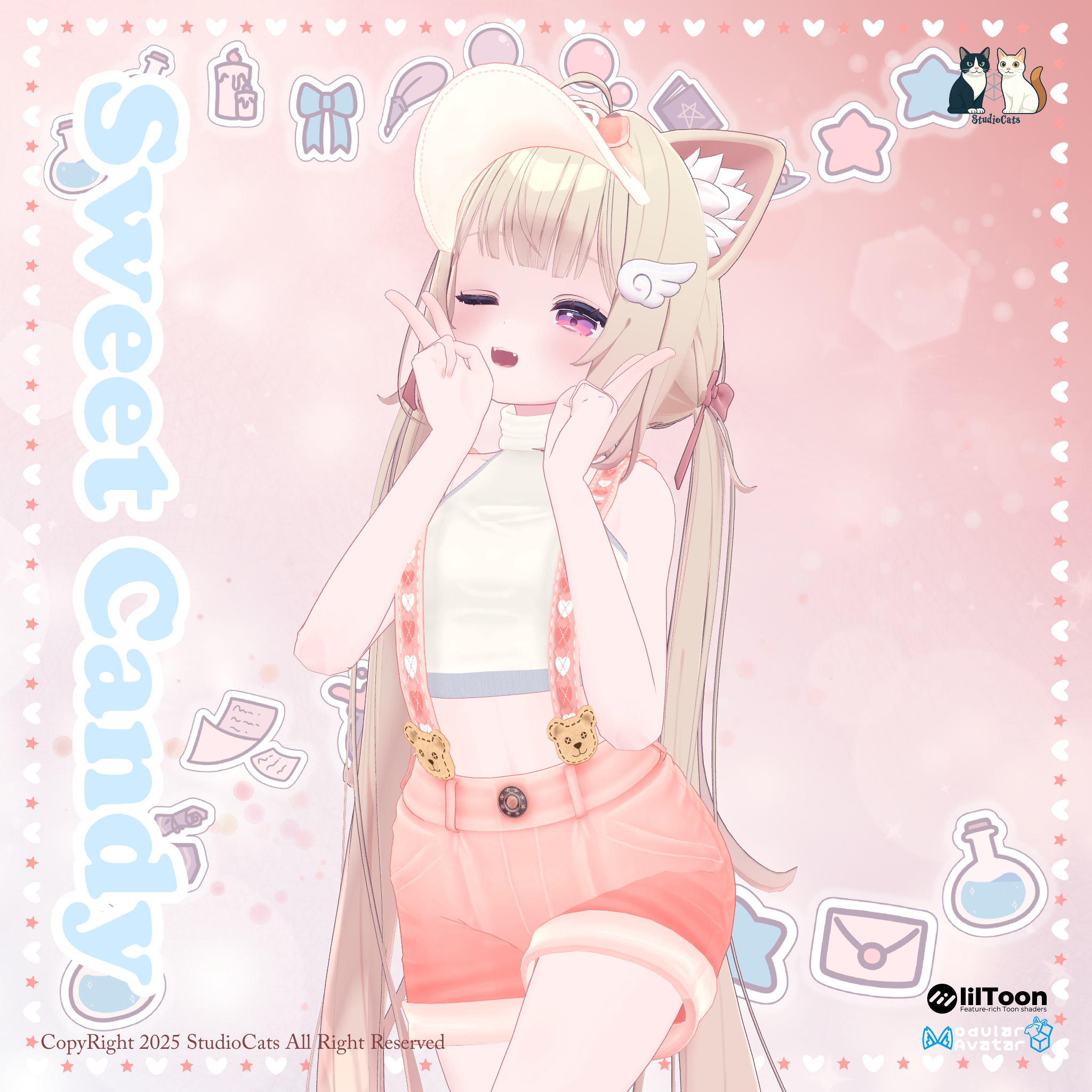 NO.01 SweetCandy(6アバター対応) - StudioCats - BOOTH