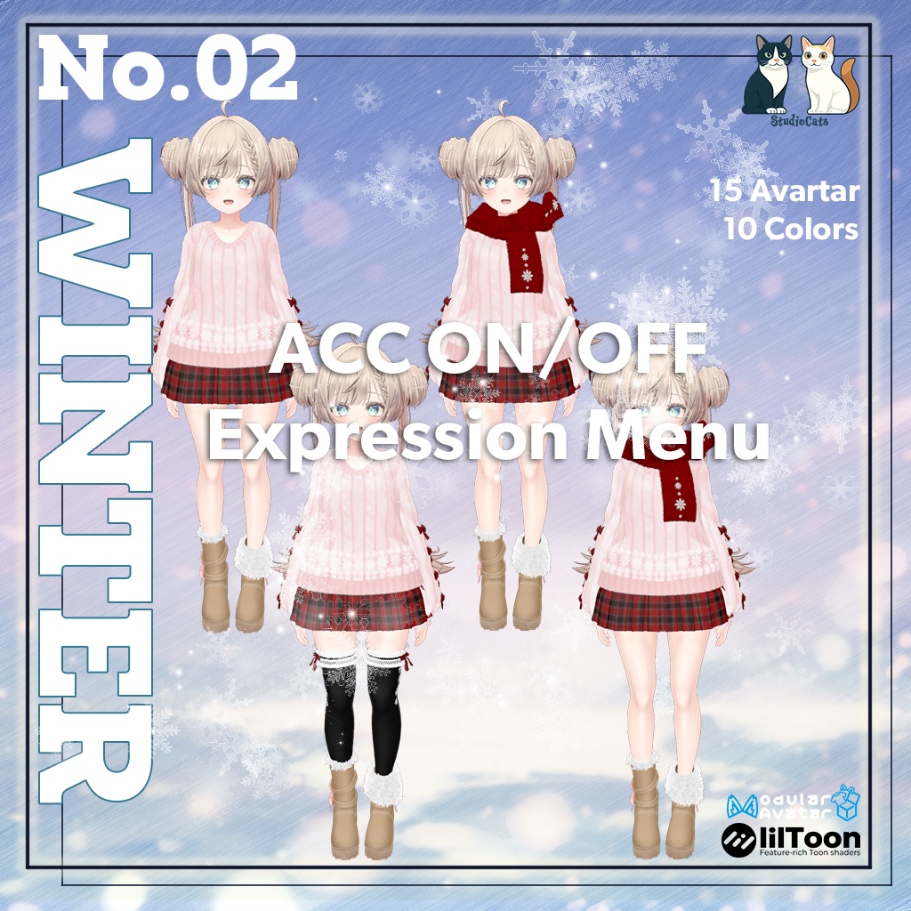 No.02❄️WinterSnow❄️(15アバター対応)