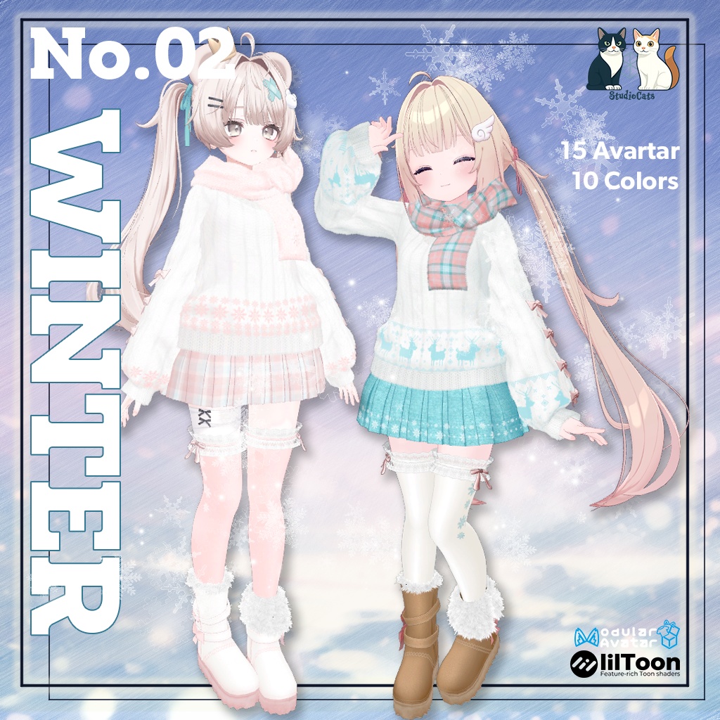 No.02❄️WinterSnow❄️(15アバター対応)