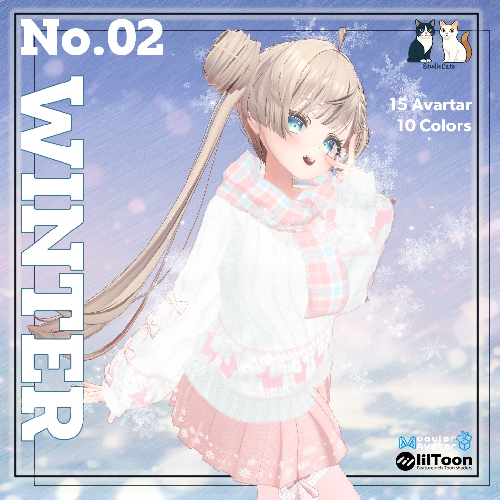 No.02❄️WinterSnow❄️(15アバター対応)
