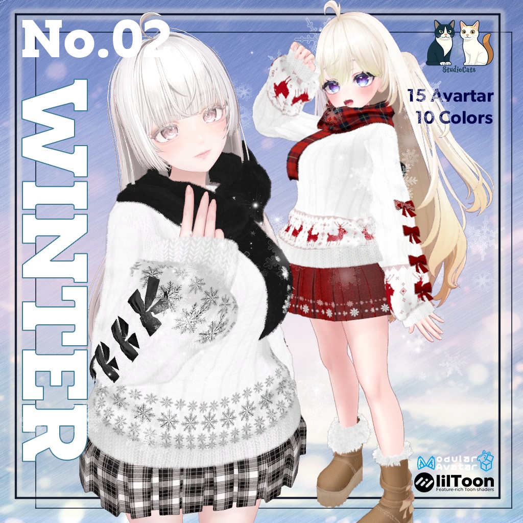 No.02❄️WinterSnow❄️(15アバター対応)