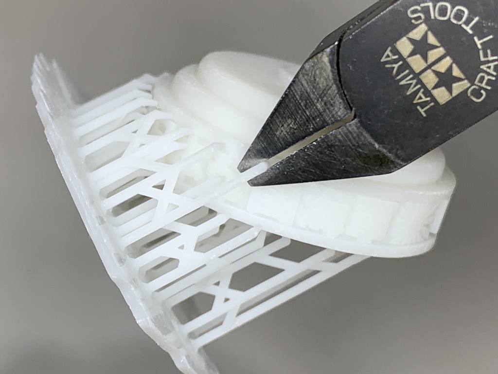 未塗装 艦船模型用 飾り脚 菊花紋章 ディスプレイスタンド2本セット 1/350 & 1/700