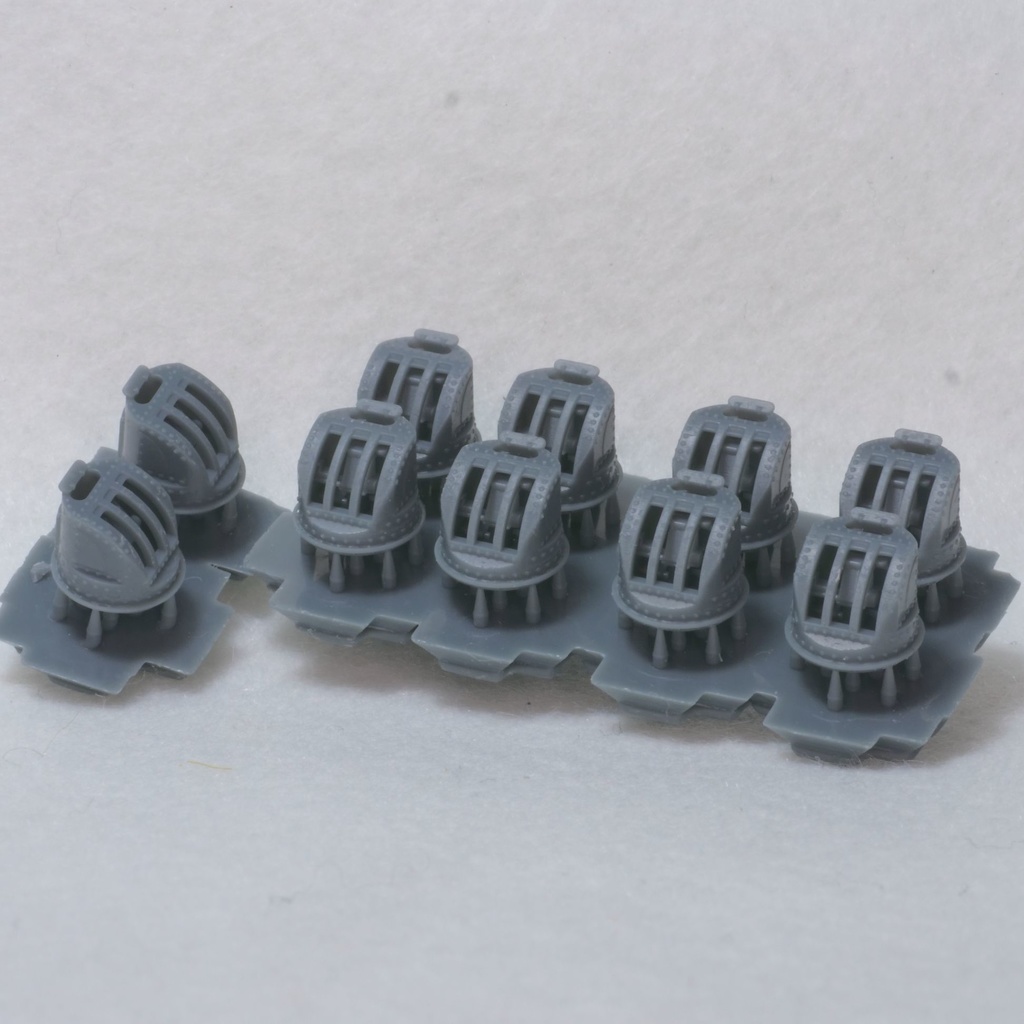 機銃射撃装置&指揮装置&探照灯管制器 戦艦大和セット 1/350 3Dプリンターレジンパーツ 艦船模型