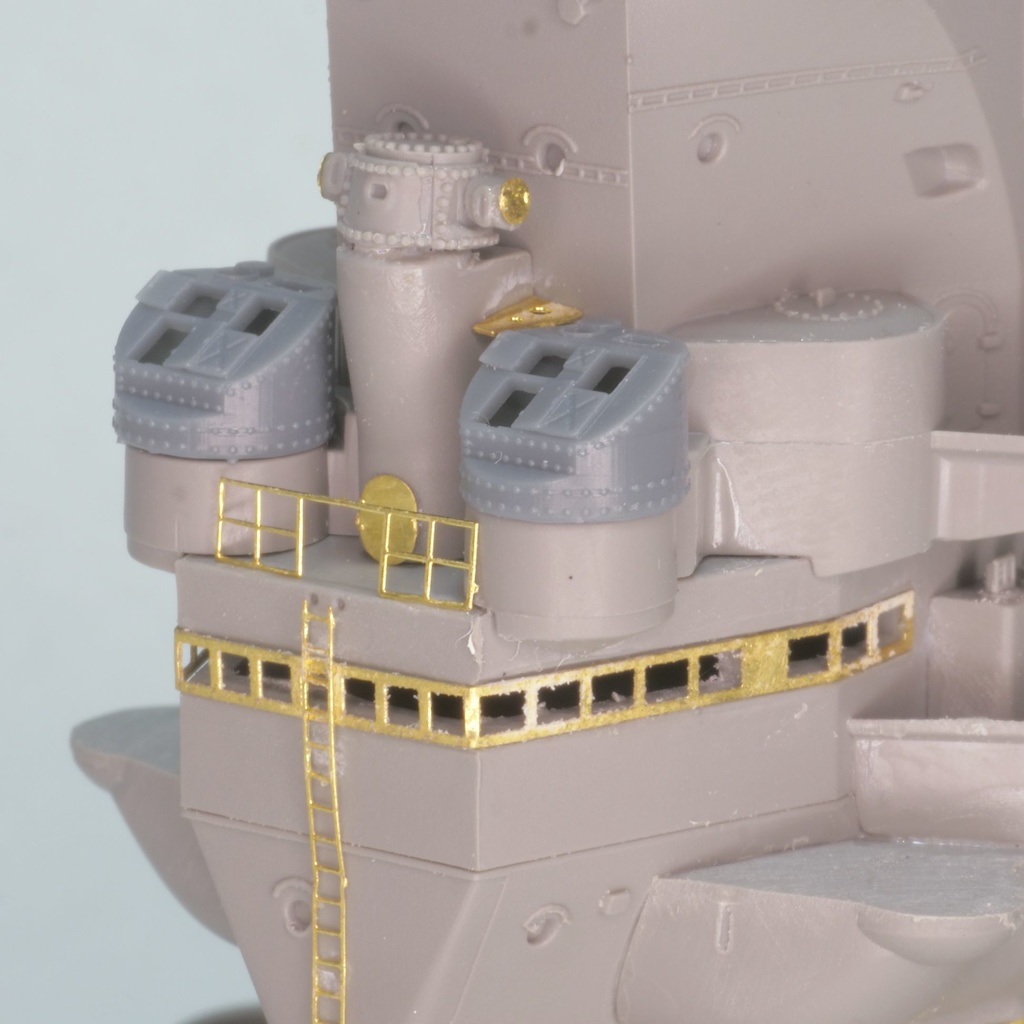 機銃射撃装置&指揮装置&探照灯管制器 戦艦大和セット 1/350 3Dプリンターレジンパーツ 艦船模型