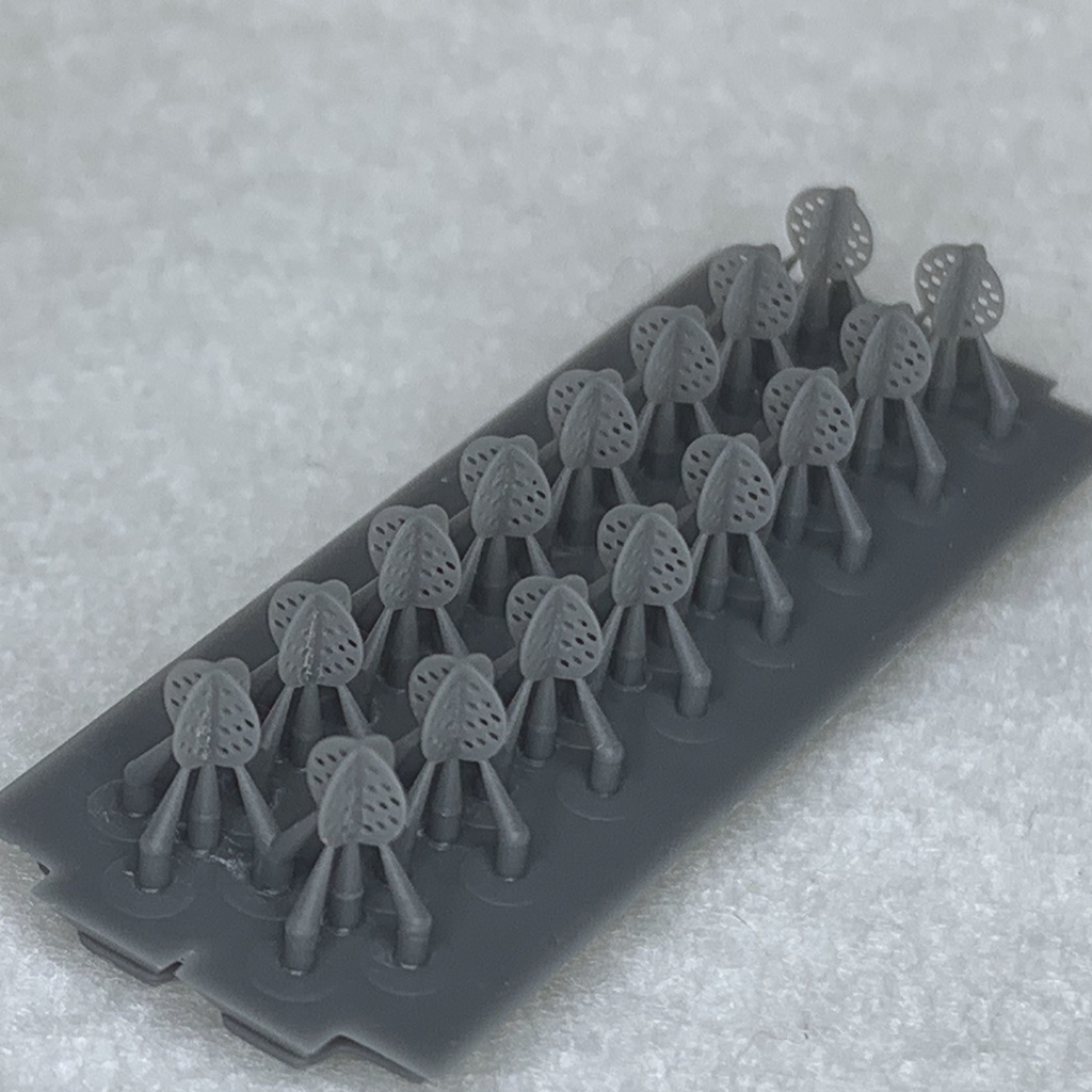 舵柄信号標 1/350 Z16+O16個 3Dプリンターレジンパーツ 艦船模型