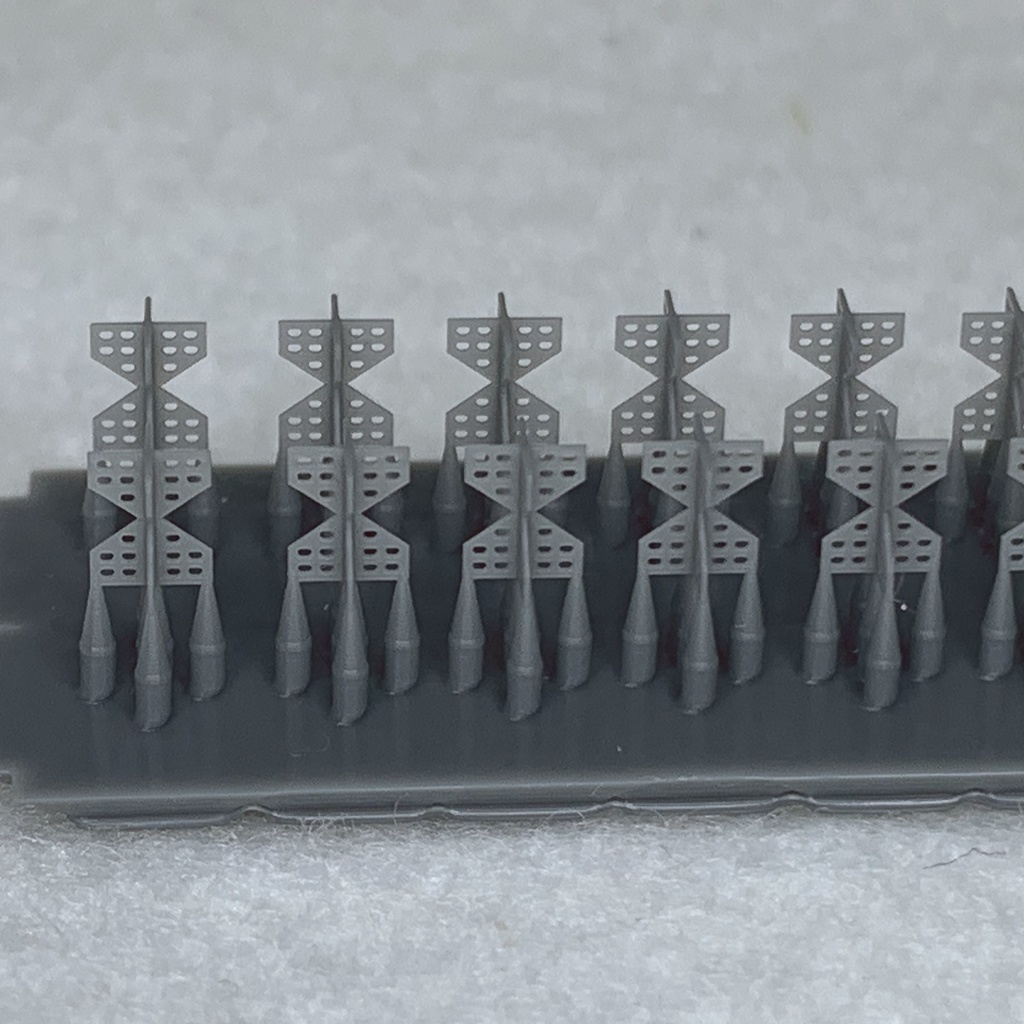 舵柄信号標 1/350 Z16+O16個 3Dプリンターレジンパーツ 艦船模型